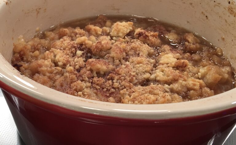 My Favorite Apple Cobbler Cooking Segment on WBTV Charlotte, NC