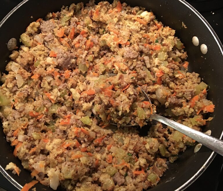 Traditional Italian Sausage Stuffing Recipe as Demonstrated on WCNC-TV’s Charlotte Today