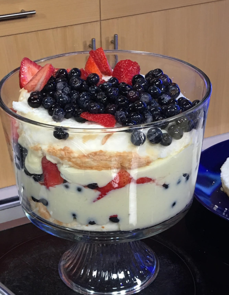 Vanilla Pudding Berry Trifle on FOX 46 Charlotte