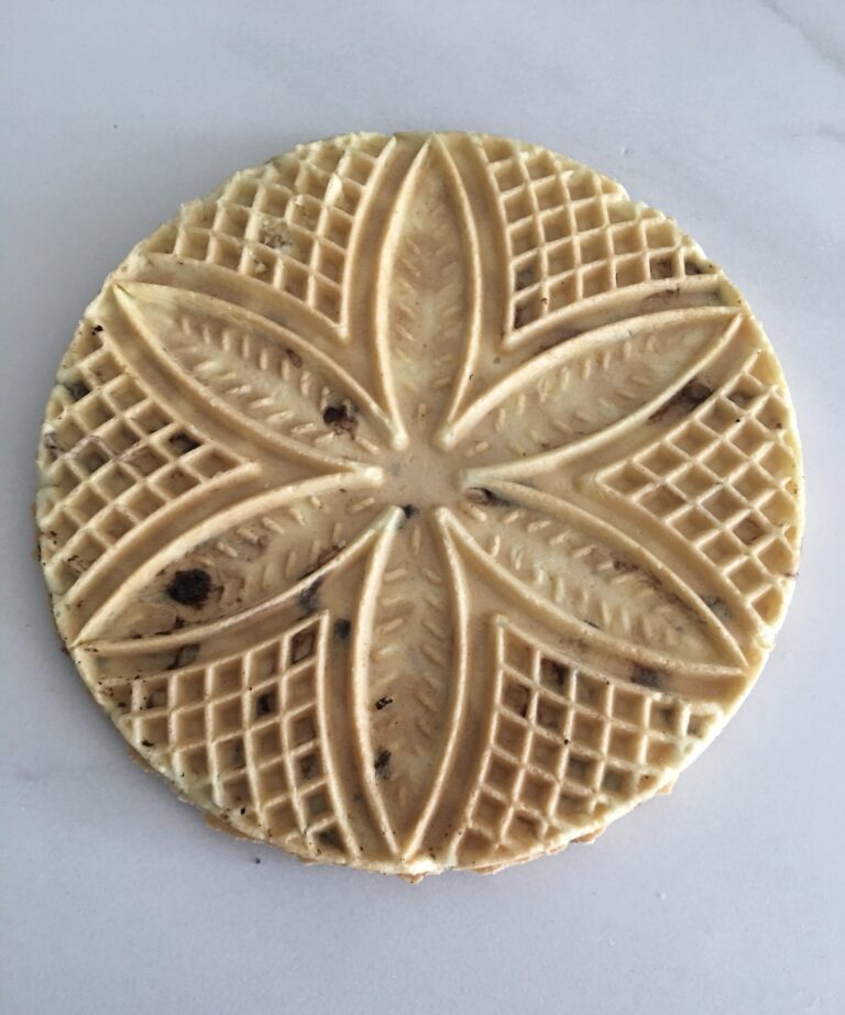 Italian Pizzelle Cookie Recipe with Chocolate Chips